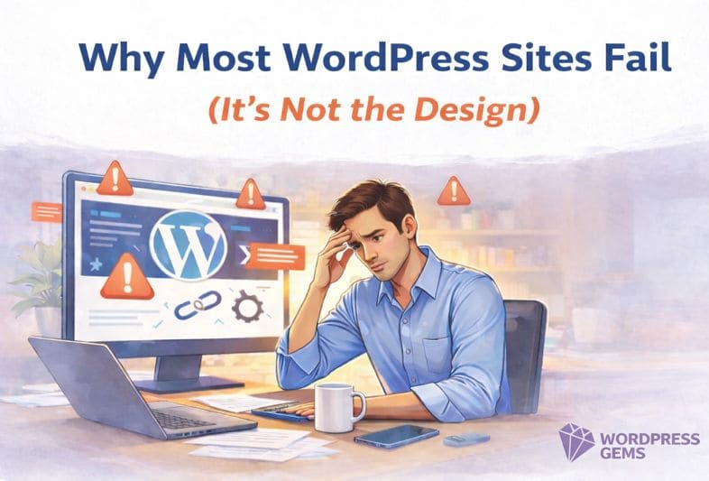 why most wordpress sites fail featured image